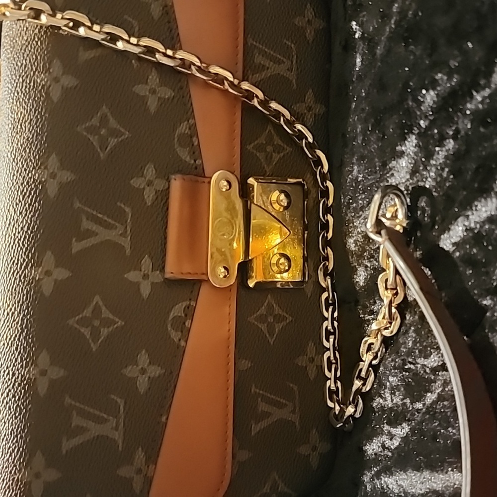 Louis Vuitton Monogram Canvas Marceau Chain Shoulder Bag